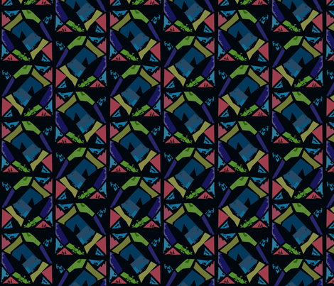 Urban Stainglass fabric by clarissa_marie on Spoonflower - custom fabric