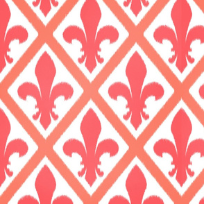 pink fleur lattice
