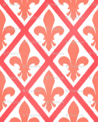 peach fleur lattice