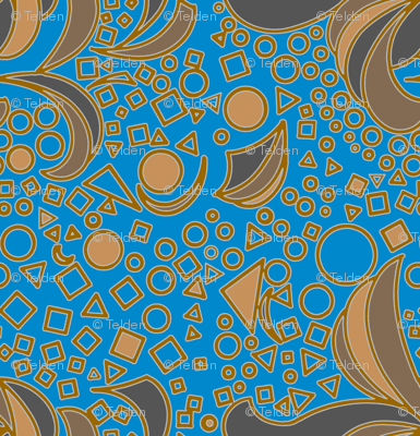 Knot So Busy - Turquoise and Browns