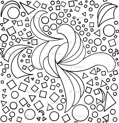 Knot So Busy - Black and White