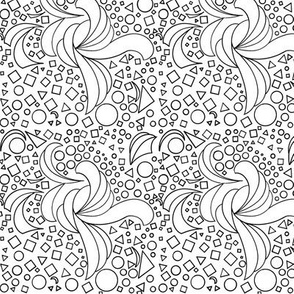 Knot So Busy - Black and White