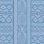Mudcloth in denim