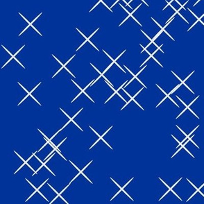Navy Twinkle Abstract
