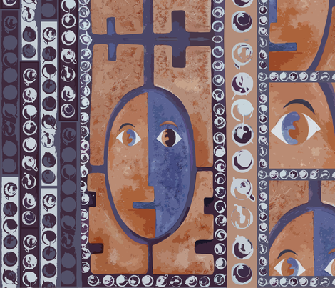 african_-_inspired fabric by tat1 on Spoonflower - custom fabric