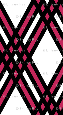 Diamond and Pink Plaid