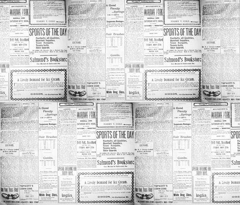 Brantford Expositior Page fabric by callioperosehandcarjones on Spoonflower - custom fabric