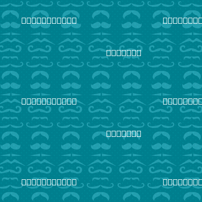 Teal Mustache Fabric