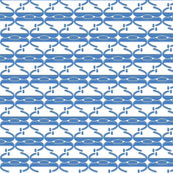 blue and white