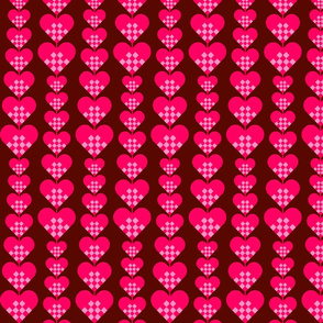 Heartlines     -Peppermint Pink and Chocolate