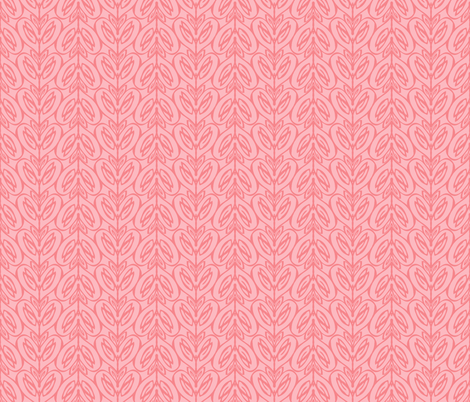 pink hearts fabric by clarissa_marie on Spoonflower - custom fabric