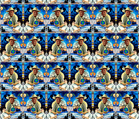 What If God Were One Of Us? fabric by whimzwhirled on Spoonflower - custom fabric