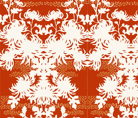 Royal Chrysanthemum fabric by flyingfish on Spoonflower - custom fabric