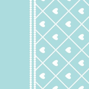 Never Far Away - Border Fabric (color: sugar ice)