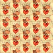 Hearts and newspaper
