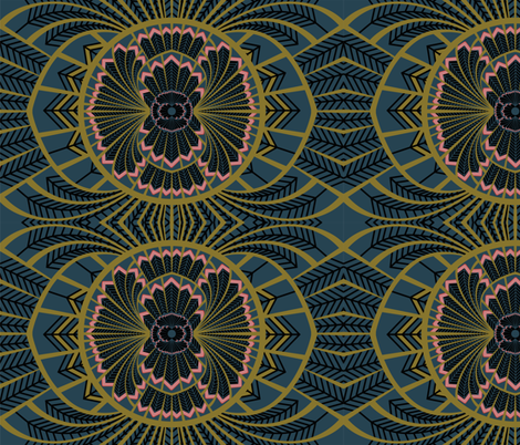 Dark Deco Feathers