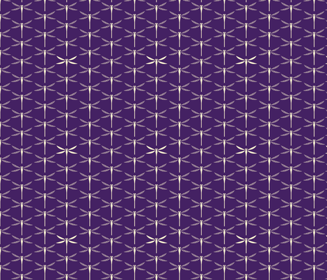 Koi Dragonflies - Eggplant