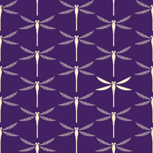 Koi Dragonflies - Eggplant