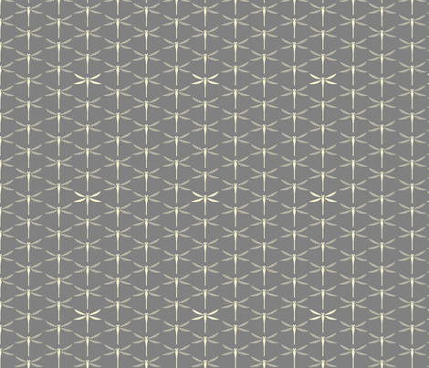 Koi Dragonflies - Grey