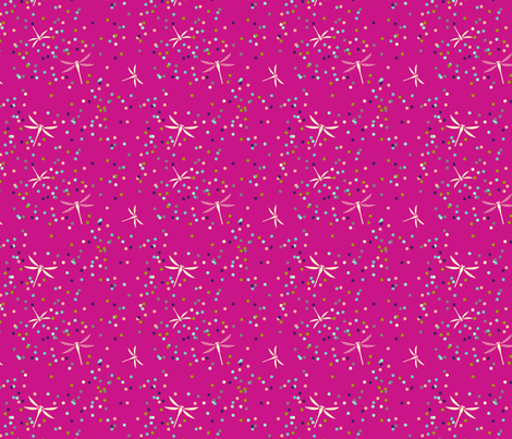 Dragonfly Dots - Magenta