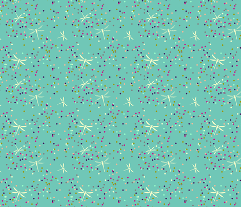 Dragonfly Dots - Turquoise