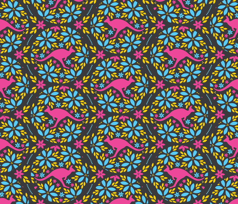Flowers & Roos fabric by robyriker on Spoonflower - custom fabric