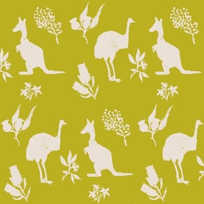 Aussie Sihouettes green