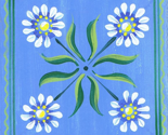 Big daisy-blue