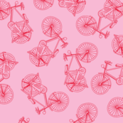 Bikes Red Pink