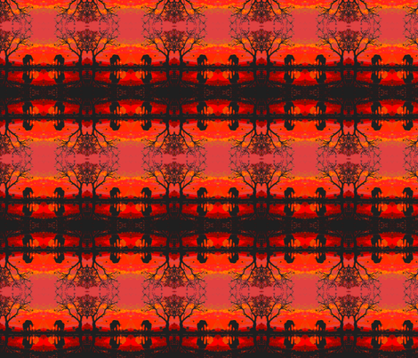 African sunset fabric by janalinde on Spoonflower - custom fabric