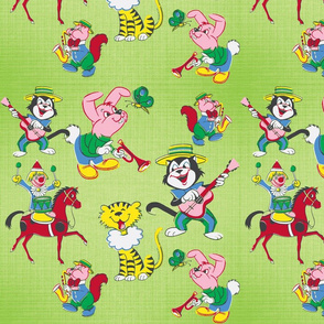 Vintage circus animals greenback