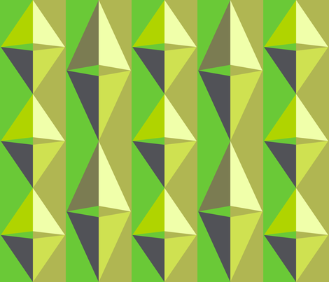 Green Mod Lanterns fabric by chickoteria on Spoonflower - custom fabric