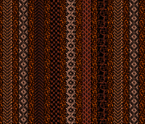 african_stripes madder fabric by glimmericks on Spoonflower - custom fabric