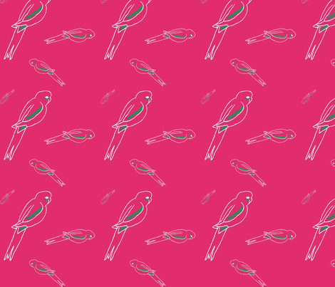 Rosella fabric by simoneandginko on Spoonflower - custom fabric