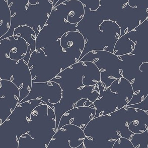 doodle floral pattern