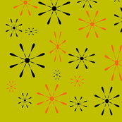 Abstract Retro Pinwheels