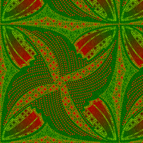 spindots_afrikans_christmas fabric by glimmericks on Spoonflower - custom fabric