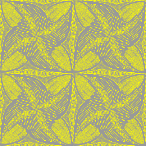 spindots_afrikans_lemon_zest fabric by glimmericks on Spoonflower - custom fabric