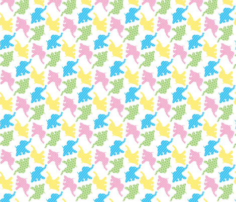 baby_elephants fabric by patti_ on Spoonflower - custom fabric