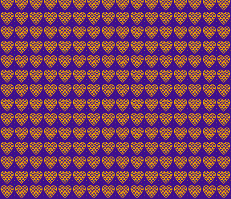 Coeur papillons fabric by manureva on Spoonflower - custom fabric