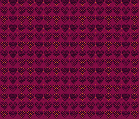 Coeur multicolore fabric by manureva on Spoonflower - custom fabric