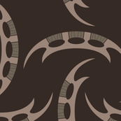Klingon Bat'leth - Brown, Large