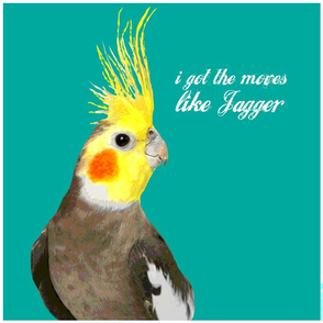 moves like Jagger cushion panel