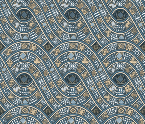 Ibini Zn fabric by spellstone on Spoonflower - custom fabric