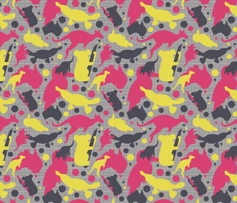 Fun_Fauna fabric by bojudesigns on Spoonflower - custom fabric