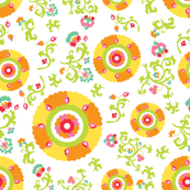 Oh Suzani Citrus Large- Scale Print