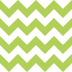 Zig Zag Chevron Apple Green