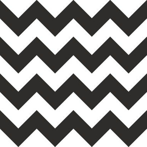 Zig Zag Chevron Coal