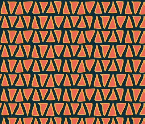 Large Desert Triangles fabric by joyfulroots on Spoonflower - custom fabric