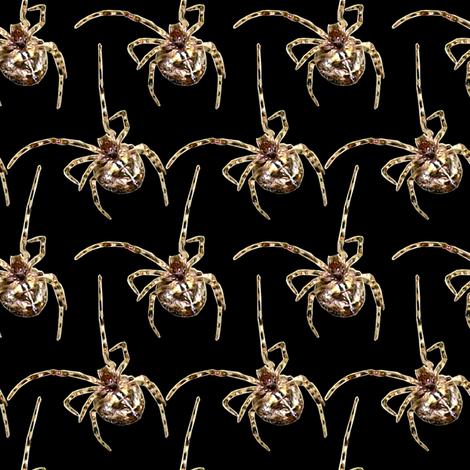 Spiders fabric by pond_ripple on Spoonflower - custom fabric